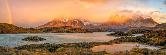 Patagonia Sunrise with Rainbow